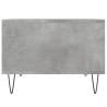 Mesa de centro madera contrachapada gris hormigón 60x50x36.5 cm 5