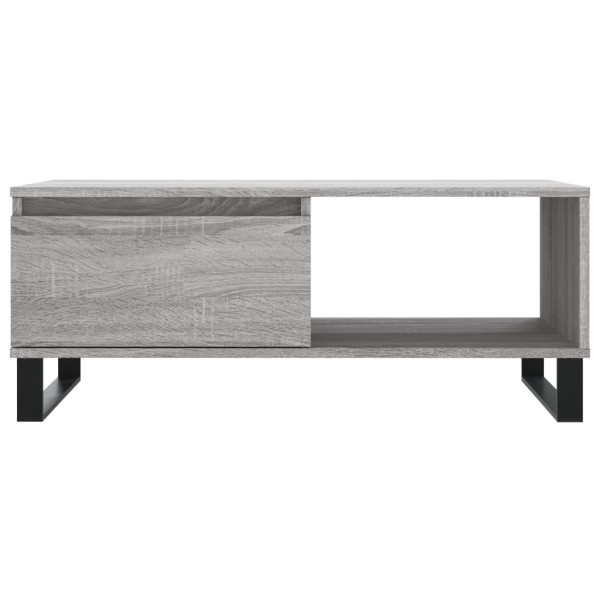 Mesa de centro 90x50x36.5 cm derivados madeira cinzento sonoma M 5