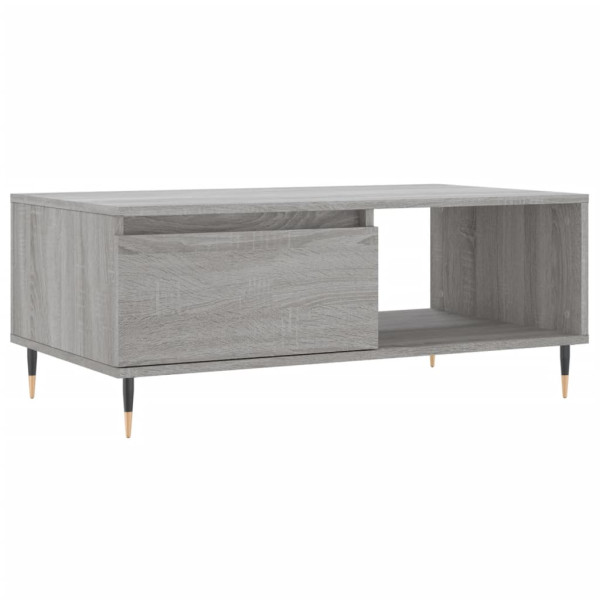 Mesa de centro 90x50x36.5 cm derivados madeira cinzento sonoma M 2