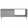 Mesa de centro madera contrachapada gris Sonoma 90x50x36.5 cm 5