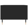 Mesa de centro madera contrachapada negro 60x50x36.5 cm 5