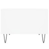 Mesa de centro madera contrachapada blanco 60x50x36.5 cm 5