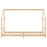 Estructura de cama para niños madera maciza de pino 80x200 cm 4