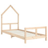 Estructura de cama para niños madera maciza de pino 80x200 cm 3
