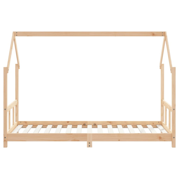 Estructura de cama infantil madera maciza de pino 90x190 cm M 4