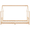 Estructura de cama infantil madera maciza de pino 90x190 cm 4