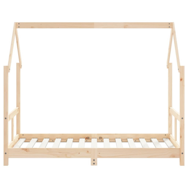 Estructura de cama para niños madera maciza de pino 80x160 cm M 4