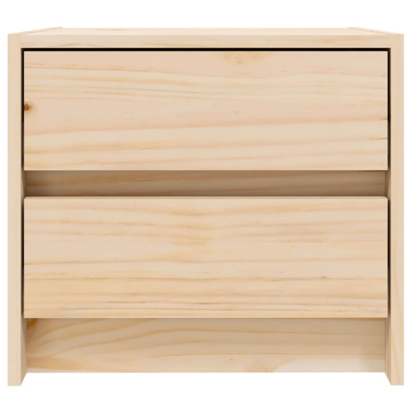 Mesita de noche madera maciza de pino 40x31x35.5 cm M 5
