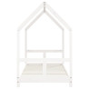Estructura de cama para niños madera de pino blanco 80x160 cm 5