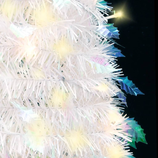 Árbol de Navidad artificial desplegable 150 LED blanco 180 cm M 5