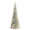 Árbol de Navidad artificial desplegable con nieve 150 LED 180cm 1