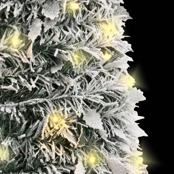 Árbol de Navidad artificial desplegable con nieve 200 LED 210cm M 5