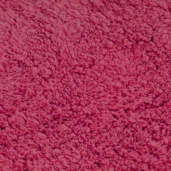 Conjunto de alfombrillas de baño de tela 3 piezas fucsia M 2