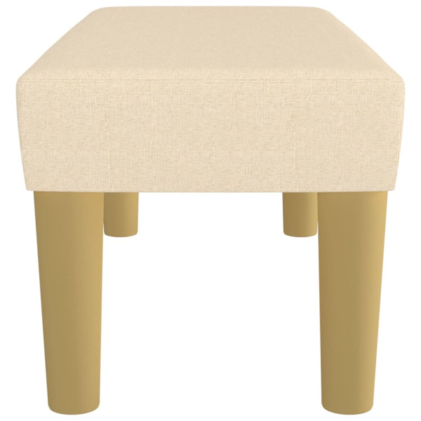 Banco de tela color crema 70x30x30 cm M 4
