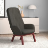 Sillón de relax de terciopelo gris oscuro 1