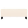 Banco 100x35x41 cm veludo cor creme 3