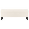 Banco 100x35x41 cm couro artificial cor creme 3