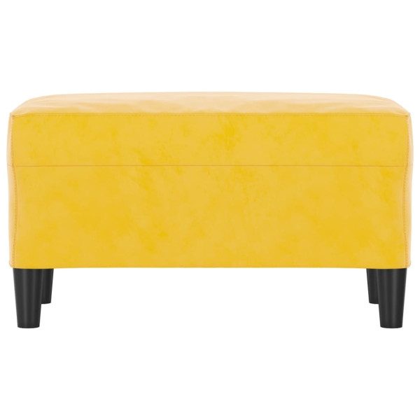 Banco 70x35x41 cm veludo amarelo M 3