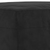 Banco de terciopelo negro 100x35x41 cm 5