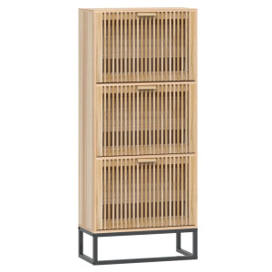 Mueble zapatero madera contrachapada 52x25x120 cm H