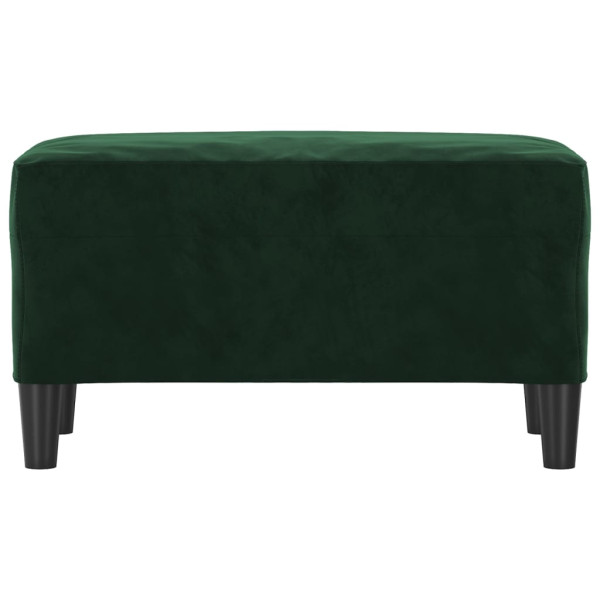 Banco 70x35x41 cm veludo verde-escuro M 3
