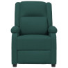 Sillón reclinable eléctrico tela verde oscuro 4