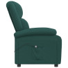 Sillón reclinable eléctrico tela verde oscuro 5
