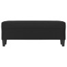Banco 100x35x41 cm couro artificial preto 3