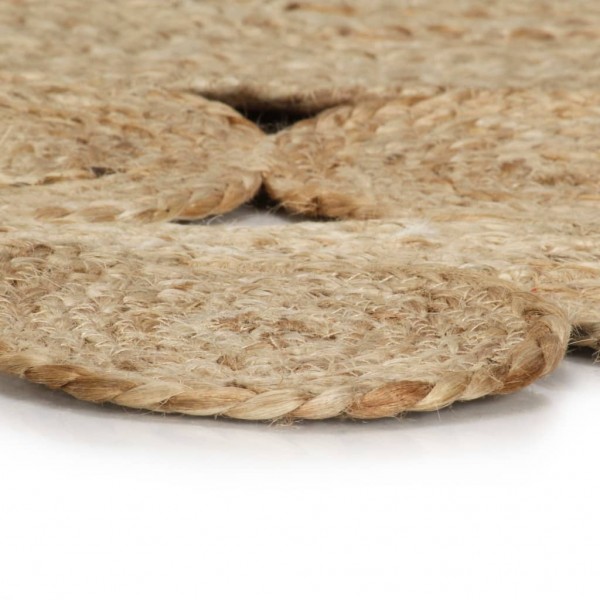Tapete artesanal em juta trançada 120 cm M 3