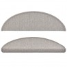 Tapetes de escada 15 pcs 56x17x3 cm cinzento-acastanhado 4