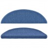 Alfombrillas de escalera 15 unidades azul 56x17x3 cm 4