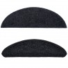 Alfombras de peldaños de escalera 15 uds negro 56x17x3 cm 4