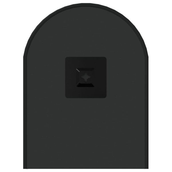 Espelho de parede oval preto 50x20 cm M 5