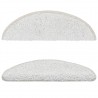 Alfombras de peldaños de escalera 15 uds blanco 56x17x3 cm 4