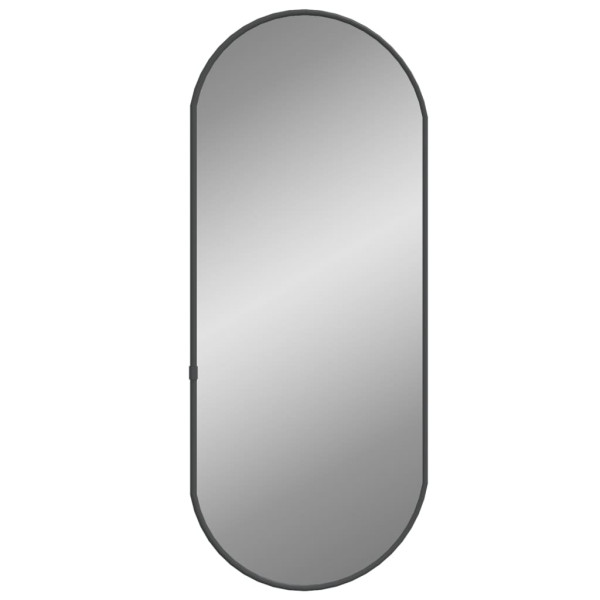 Espelho de parede 60x25 cm oval preto M 3