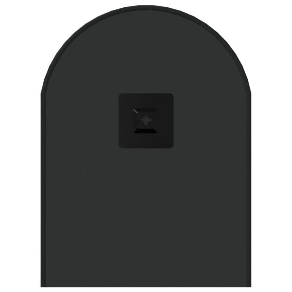 Espejo de pared ovalado negro 60x25 cm M 5