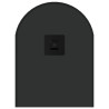Espejo de pared ovalado negro 60x25 cm 5