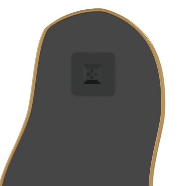 Espelho de parede dourado 70x30 cm M 5