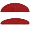 Alfombras de peldaños de escalera 15 uds rojo 56x17x3 cm 4
