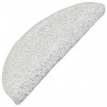 Alfombras de peldaños de escalera 15 uds blanco 65x21x4 cm 2