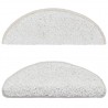 Alfombras de peldaños de escalera 15 uds blanco 65x21x4 cm 4