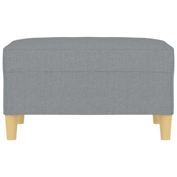 Reposapiés de tela gris claro 70x55x41 cm M 3