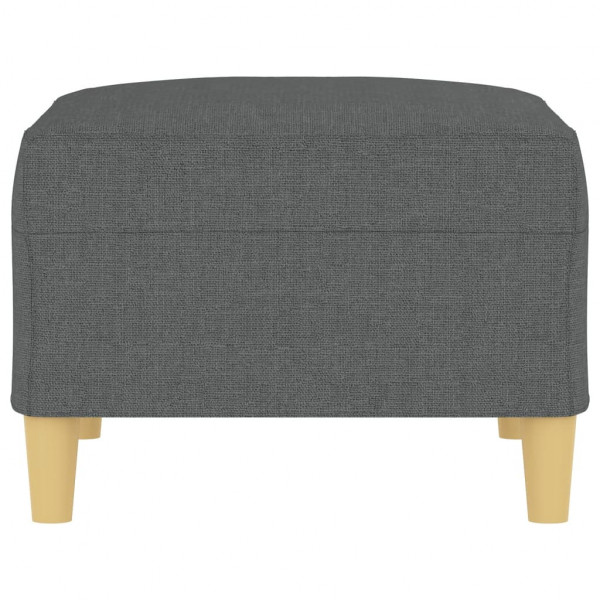 Reposapiés de tela gris oscuro 70x55x41 cm M 4