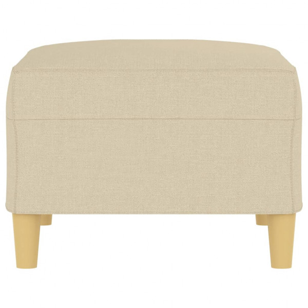 Apoio de pés 70x55x41 cm tecido cor creme M 4