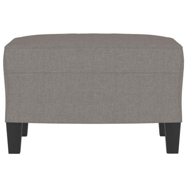 Reposapiés de tela gris taupe 60x50x41 cm M 3