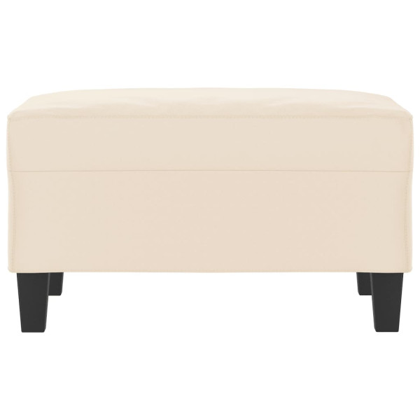 Reposapiés tela de microfibra beige 70x55x41 cm M 3