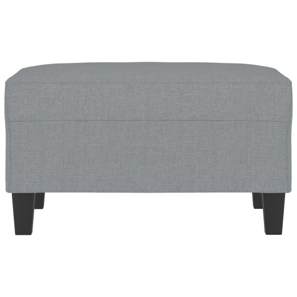 Reposapiés de tela gris claro 70x55x41 cm M 3