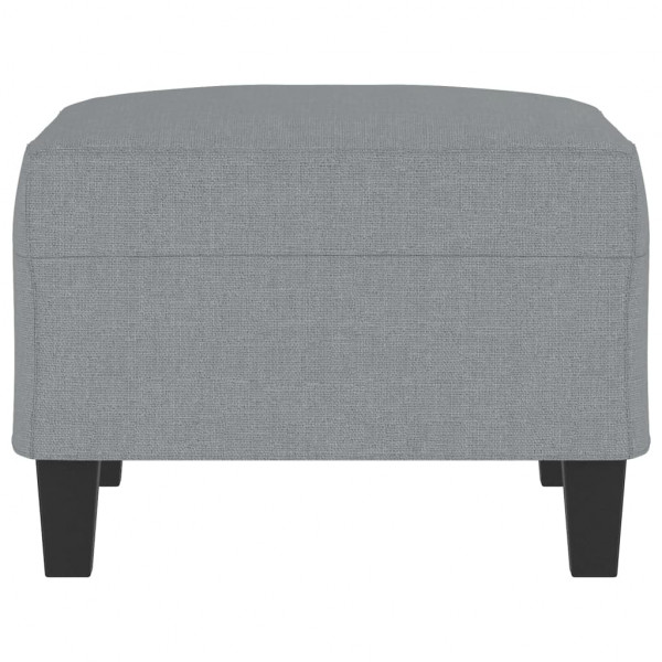 Reposapiés de tela gris claro 70x55x41 cm M 4