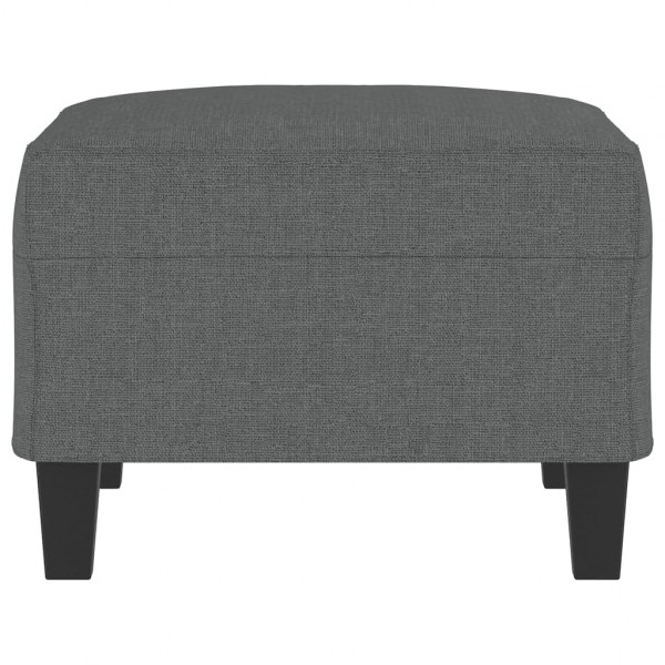 Reposapiés de tela gris oscuro 70x55x41 cm M 4