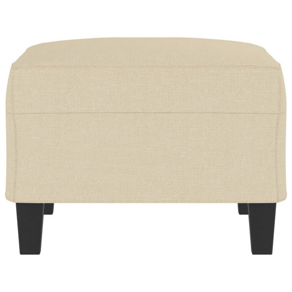 Apoio de pés 70x55x41 cm tecido cor creme M 4